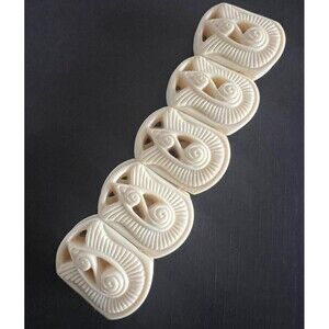 1982 Gracious Tulips Avon Exclusive Bracelet - Victorian Fashion - Sz. L - NIB